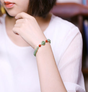 Hetian Jade Bracelet Female DIY Jade Bead-Tajade